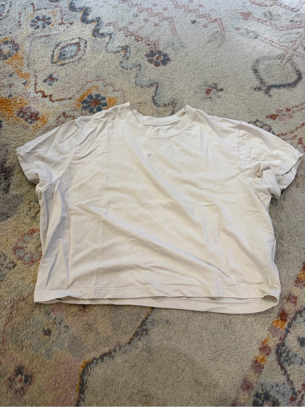 Nike Cream Crop T-Shirt